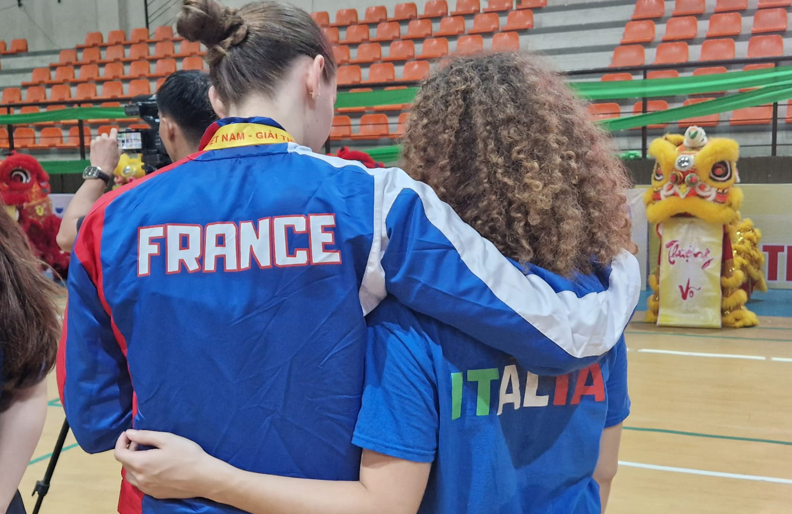 Athletes from France and Italy, united by the international Vocotruyen community