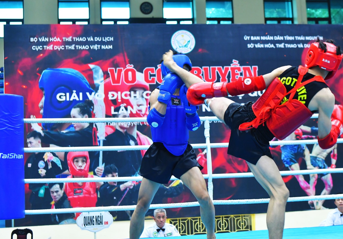 Championship action