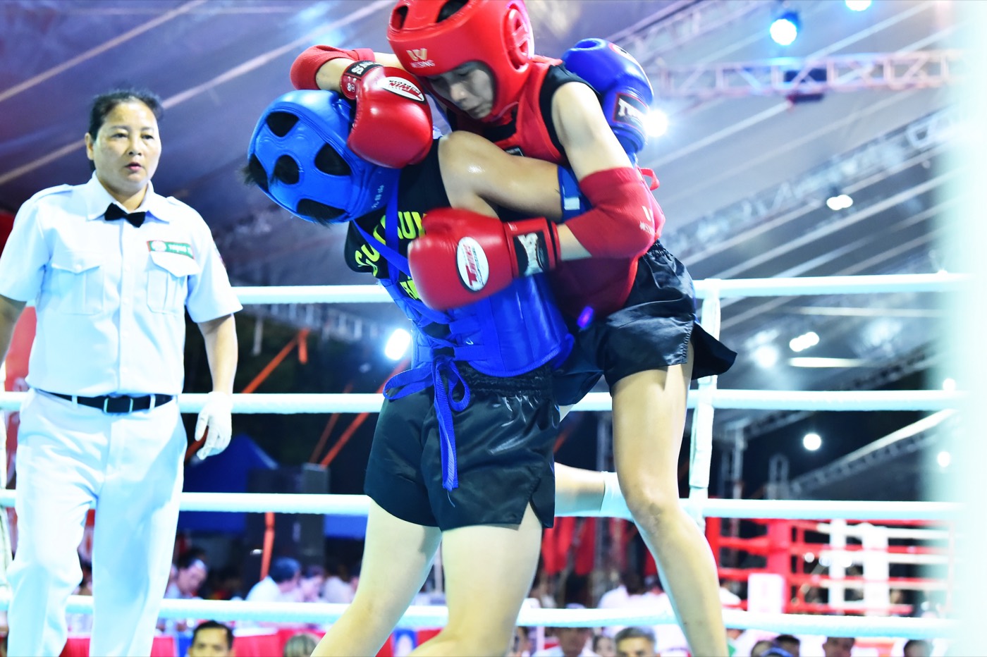 Championship action